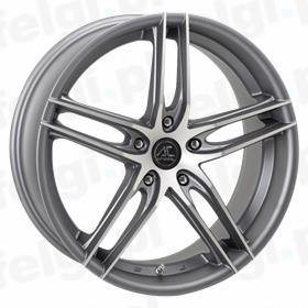 AC Wheels SHOT Matt Grey Polished