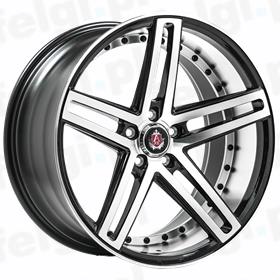 AXE Wheels EX20 Black Polished Face and Barrel