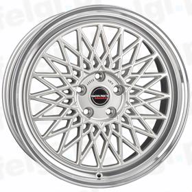 Borbet B silver rim polished
