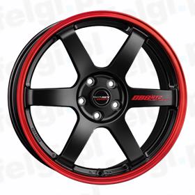 Borbet DB8GT2 black matt rim red