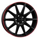 Felga Borbet GTX black matt rim red
