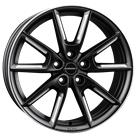Felga Borbet LX18 black silver spoke rim