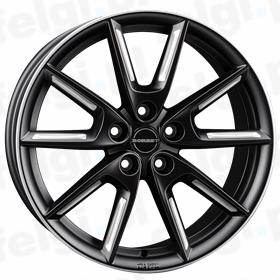 Borbet LX18 black silver spoke rim