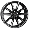 Felga Borbet LX19 black matt silver spoke rim