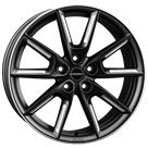Felga Borbet LX19 black matt silver spoke rim