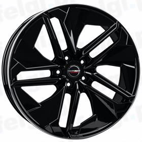 Borbet TX black rim polished