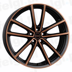Borbet W black copper polished matt
