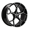 Felga Carbonado Fancy Black Polished