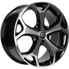 Felga Carbonado Las Vegas Black Polished