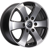Felga Carbonado Mammuth Matt Black Polished