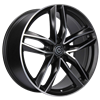 Felga Carbonado Style Matt Black Polished