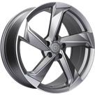 Felga Carbonado Twist Matt Anthracite Polished