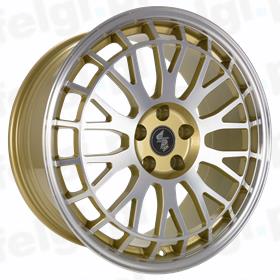 Eta Beta Unit Gold Lip Spokes Polished