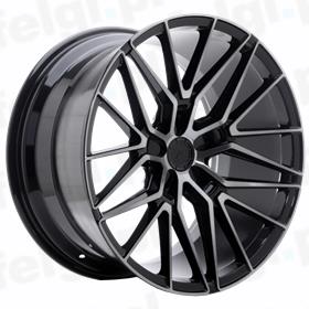 Japan Racing JR38 Black Brushed Face