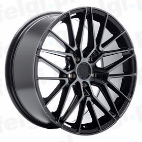 Japan Racing JR38 Black Machined Tinted