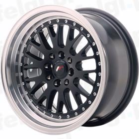 JR Wheels JR10 Black Machined
