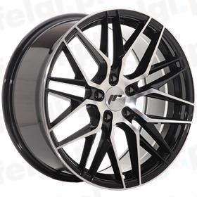JR Wheels JR28 Black Machined