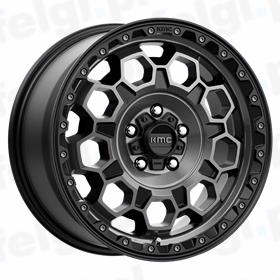 KMC Wheels TREK Satin Black Tint Gray