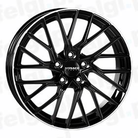 MONACO WHEELS Grand Prix 11 Black Polished Lip