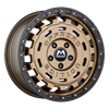Felga MOTEC Wheels MOF1-R-CROSS Matt Bronze Lip Matt Black
