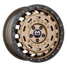 Felga MOTEC Wheels MOF1-R-CROSS Matt Bronze Lip Matt Black