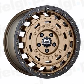 MOTEC Wheels MOF1-R-CROSS Matt Bronze Lip Matt Black