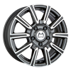 Felga MOTEC Wheels WM1-VANTASTIC Grey Polished