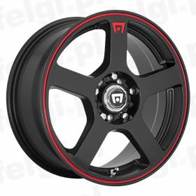 MOTEGI RACING FS5 Matt Black Lip Red