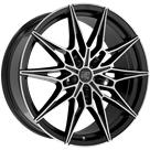 Felga MSW 75 Black Polished