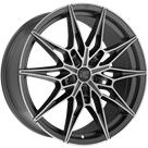 Felga MSW 75 Matt Grey Polished