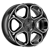 Felga MSW 83 Black Polished