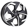 Felga PLATIN Wheels P 104 Black Polished
