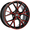 Felga Racer MAXION Black Machined Red