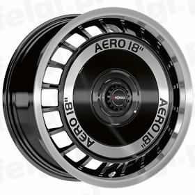 Ronal R50 REV-B Black Lip Polished