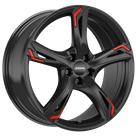 Felga Ronal R62 Jetblack Red