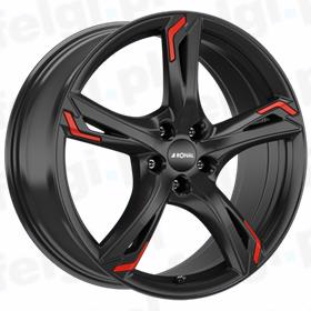 Ronal R62 Jetblack Red